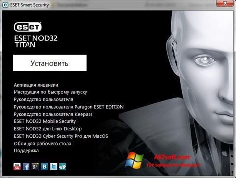 スクリーンショット ESET NOD32 Titan Windows 7版