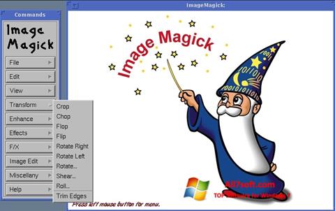 スクリーンショット ImageMagick Windows 7版