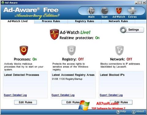 スクリーンショット Ad-Aware Free Windows 7版