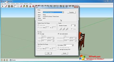 スクリーンショット SketchUp Make Windows 7版