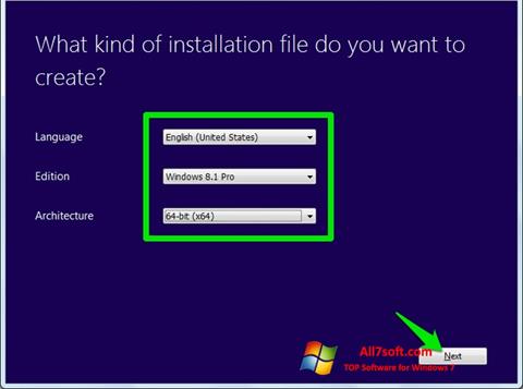 スクリーンショット Windows Bootable Image Creator Windows 7版