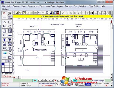 スクリーンショット Home Plan Pro Windows 7版