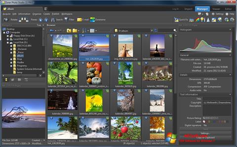 スクリーンショット Zoner Photo Studio Windows 7版