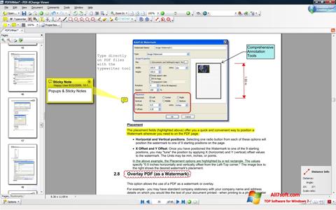 スクリーンショット PDF-XChange Viewer Windows 7版