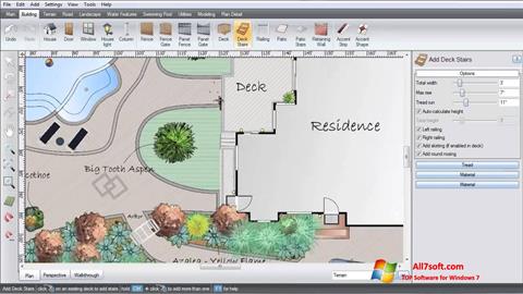 スクリーンショット Realtime Landscaping Architect Windows 7版