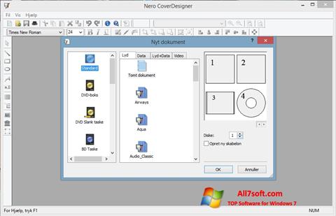 スクリーンショット Nero Cover Designer Windows 7版