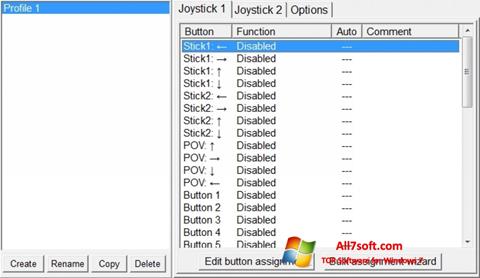 スクリーンショット JoyToKey Windows 7版