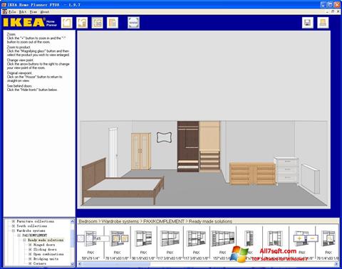 スクリーンショット IKEA Home Planner Windows 7版