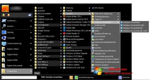 スクリーンショット Start Menu X Windows 7版