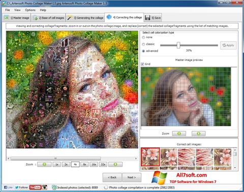 スクリーンショット Photo Collage Maker Windows 7版