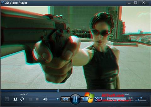 スクリーンショット 3D Video Player Windows 7版