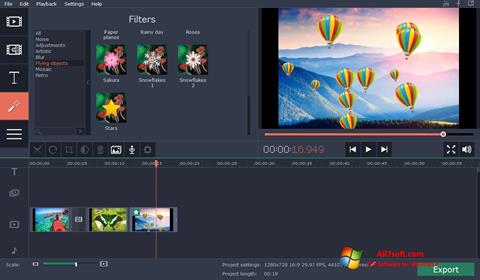 スクリーンショット Movavi Video Suite Windows 7版