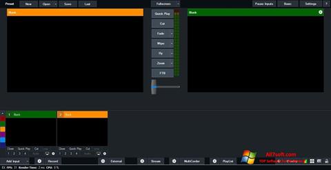 スクリーンショット vMix Windows 7版