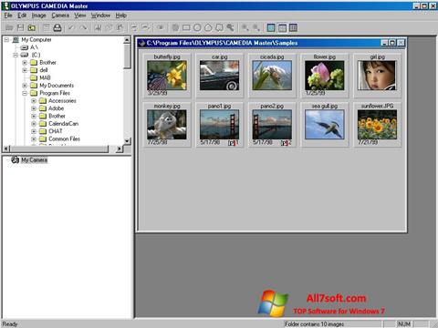 スクリーンショット Olympus Master Windows 7版