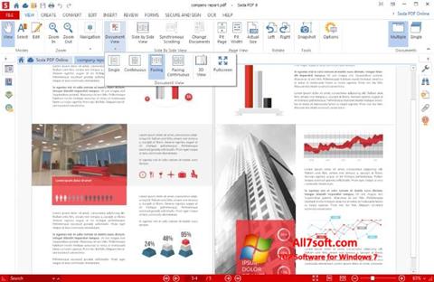 スクリーンショット Soda PDF Windows 7版