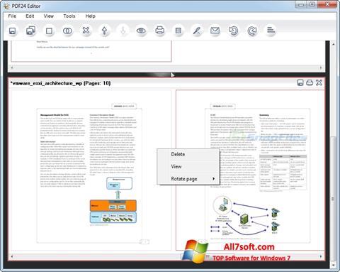 スクリーンショット PDF24 Creator Windows 7版