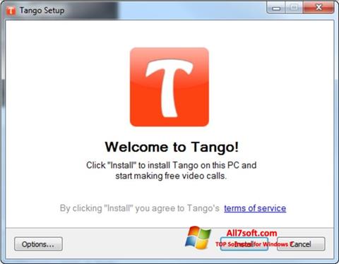 スクリーンショット Tango Windows 7版