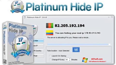 スクリーンショット Hide IP Platinum Windows 7版