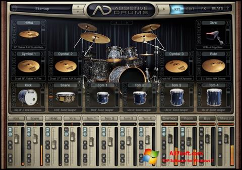 スクリーンショット Addictive Drums Windows 7版
