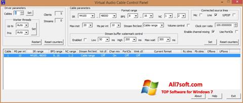 スクリーンショット Virtual Audio Cable Windows 7版