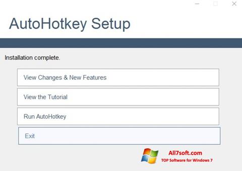 スクリーンショット AutoHotkey Windows 7版